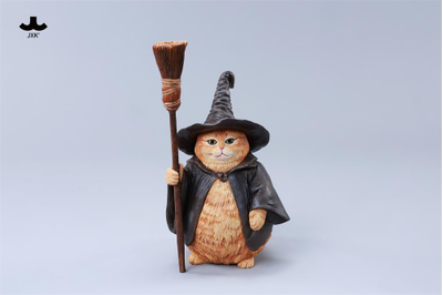 Котик-волшебник (рыжий) - Коллекционная фигурка 1/6 Wizard Cat (JXK-CS02А) - JXK