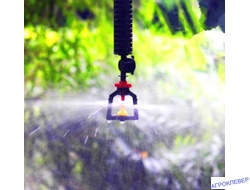 Дождеватель туманообразующий красный, 72,2-109,7л/ч, радиус 1,1-1,2м