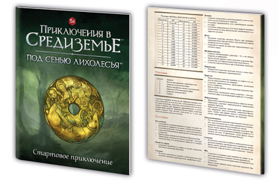 Приключения в Средиземье. Стартовое приключение "Под сенью Лихолесья"