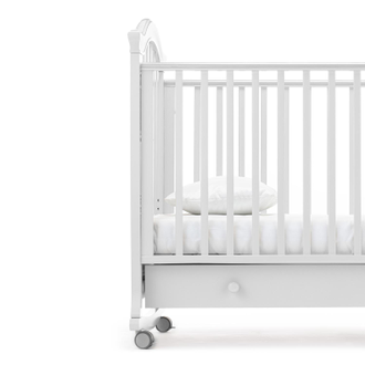 Детская кровать Nuovita Perla Dondolo, Bianco / Белый
