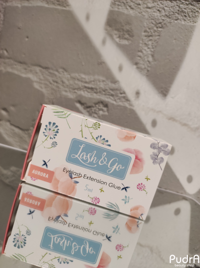 Lash&Go Клей для наращивания ресниц черного цвета «Aurora» (5 мл)
