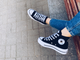 Кеды Converse Chuck Taylor All Star Lift High Top Black высокие черные кеды с джинсами