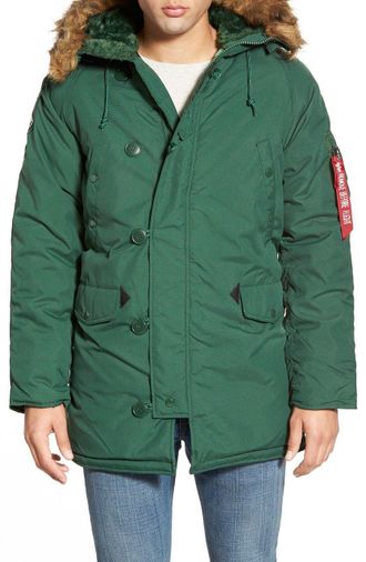 Оригинал Парка Alpha Industries Altitude Parka Темно - Зеленый