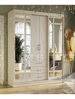 Маэстро шкаф-купе Ясень белый