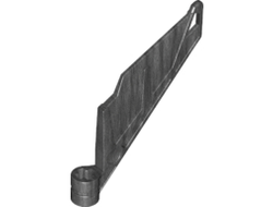 Bionicle Wing Small / Tail with Axle Hole, Pearl Dark Gray (61800 / 6167079)