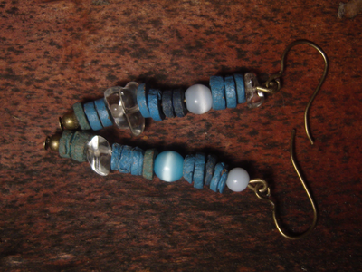 Благотворительность. Серьги "Звенящий ручей"