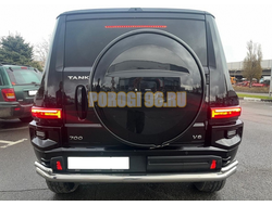 Защита заднего бампера двойная Папа Тюнинг d76/42 для TANK 700 2024-