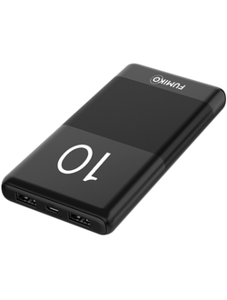 Внешний аккумулятор FUMIKO PB03 10000 мАч POWER BANK черный