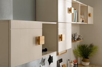 Антресоль ТК №1 из массива сосны 120 х 32 х 36 см