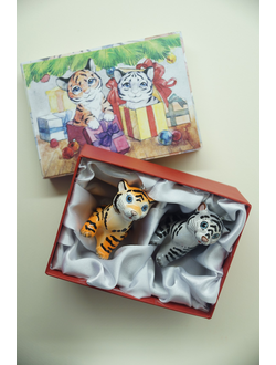 Комплект ёлочных игрушек Тигрята