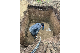 Монтаж в котлован кессона Евролос