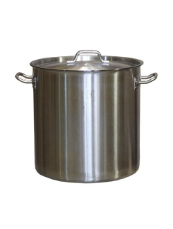 Котел 37 л. нерж. d=36 см. h=36 см. тройное дно с крышк. (индукция) MGsteel /1/