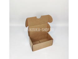 Коробка с откидной крышкой 135*75*60 мм БУРЫЙ