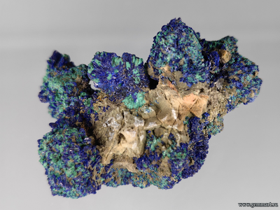 Азурит, малахит псевдоморфоза по азуриту. Казахстан. 50*40*30мм