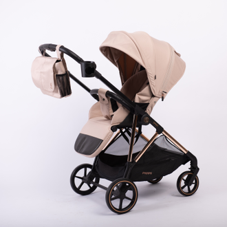 Коляска прогулочная Peppy Amici (Beige) рама Gold