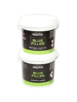 Шпаклевка NAUTIX BLUE Epoxy Filler двухкомпонентная эпоксидная для стеклопластика, твердого дерева и стали НИЖЕ и ВЫШЕ ВАТЕРЛИНИИ (5 ЛИТРОВ)