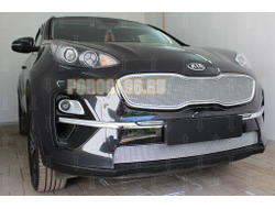Защита радиатора KIA Sportage IV 2018- chrome середина PREMIUM