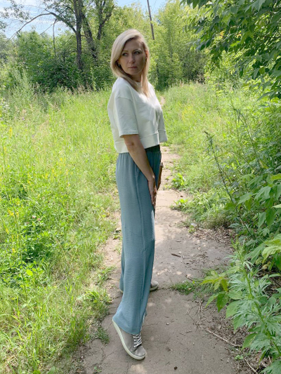 Брюки 703-0625 серый лед