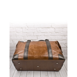 Кожаная дорожная сумка Fidenza Premium cog/brown (арт. 
4036-03)