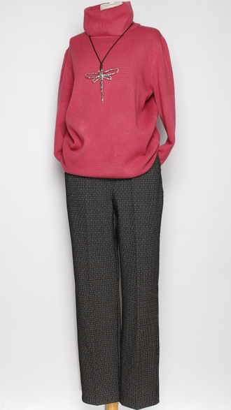 Свитер  хомут "ГЛАДКИЙ ВОРОТ"  бежевый, молочный, чёрный, серый, морская волна, коралл р.46-52