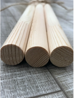 Шкант круглый 25 см, для бруса h 15 см (сверло 25-26 мм)