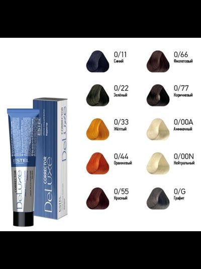 Estel Professional De Luxe Краска-уход Correct, 60 мл