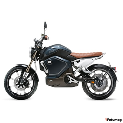 Электромотоцикл WHITE SIBERIA Super Soco TC Черный