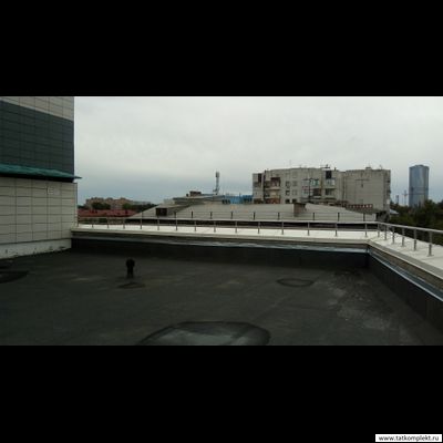 Ограждение парапета крыши из нержавеющей стали