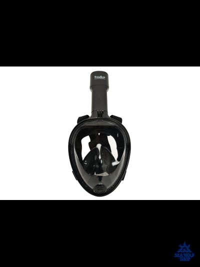 Маска полнолицевая Scuba Brothers Venom Black с креплен. д/камеры