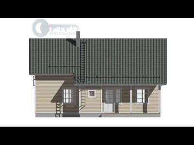 ДЖ-18 ЖИЛОЙ ДОМ: ГАБАРИТНЫЕ РАЗМЕРЫ: (11,5Х7,8М) 1,5 ЭТАЖА, ОБЩАЯ ПЛОЩАДЬ: 156М²