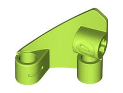 Technic, Panel Curved #10 3 x 3 Tapered Right, Lime (2403 / 6454584)