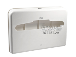 Tork Диспенсер для покрытий на унитаз 1/2 сложения (белый)