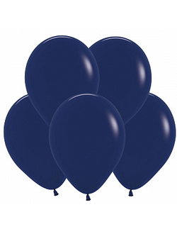 Воздушный шар с гелием "Темно-синий пастель" 30 см