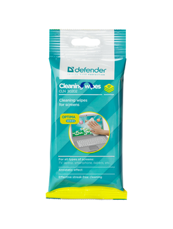 Салфетки чистящие Defender, для мониторов, 20шт.