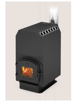 Отопительная печь ТОП-модель-200 с чугунной дверцей