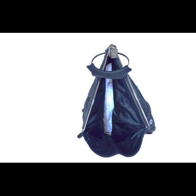 Сумка - рюкзак Ренато Анжи черный кожа