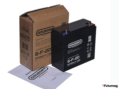 Аккумулятор для ИБП Gelbert 6-F-20 (12V20A/H C20)