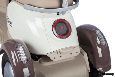 Электротрицикл Rutrike Gelbert Ogma 48V/60V 650Вт бело-коричневый