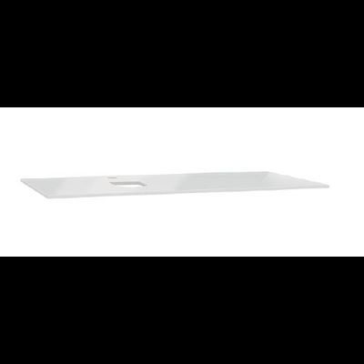 Столешница стеклянная, Vitra Origin, 90 см, левосторонняя, белая, 65713