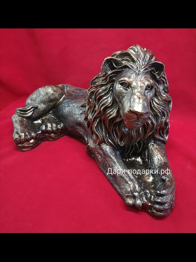 ЛЕВ античный бронза 34*63см  5кг   полистоун Россия 3679-013104