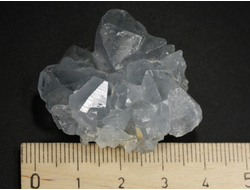 Целестин голубой, друза кристаллов, Мадагаскар (40*36*24 мм, 37 г) №36265