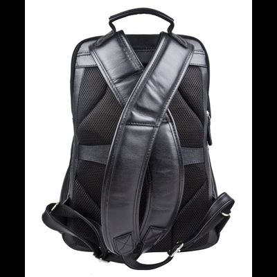 Кожаный рюкзак Bertario black (арт. 3102-01)