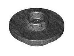 Minifigure, Utensil Tea Saucer with Hollow Stud, Pearl Dark Gray (38799 6489986)