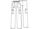 CHEROKEE брюки жен. 4005 (XL, WHTW)