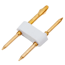 (КНГН0200) Коннектор для подключения гибкого неона 220 V (в ассортименте)
