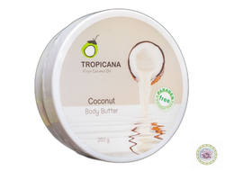 Крем-масло для тела с кокосовым маслом TROPICANA. 250г.