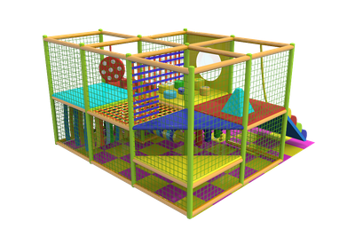 Игровой лабиринт «Радуга» 3,7х2,1х2,7м.