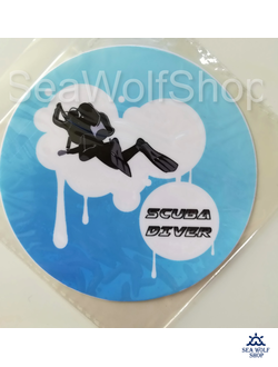 Наклейка сувенир оракал Дайвер №59