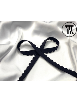 Резинка отделочная, цв. Черный