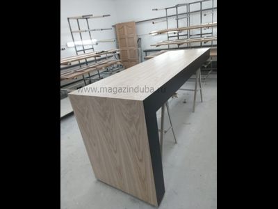 Барная стойка МДФ + шпон дуба